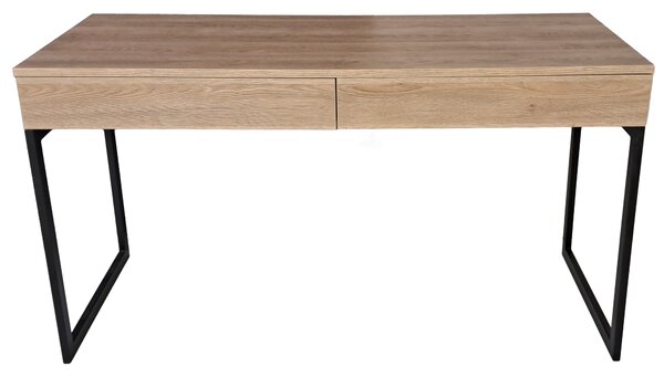 Biurko Z3 rożne dekory loft 140 cm Dąb Kamienny