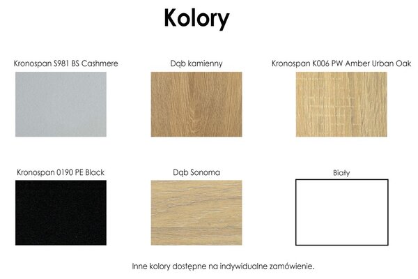 Zestaw Stolików Nina Różne dekory 70+50 cm Dąb Kamienny
