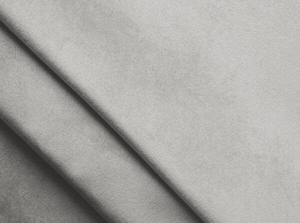 Jasnoszare łóżko kontynentalne ze schowkiem 140x200 cm Mikana – Makamii