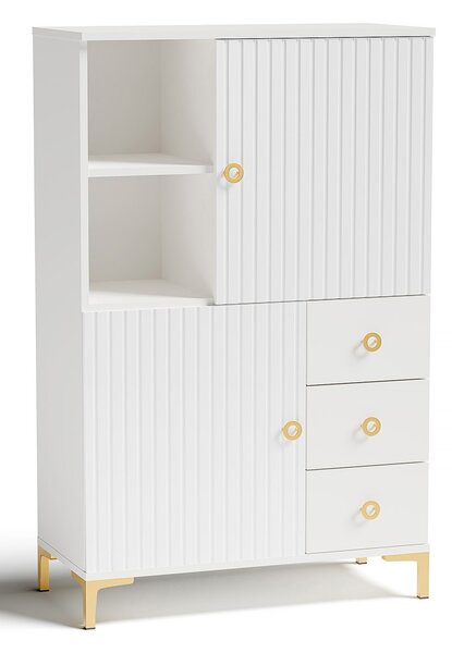 Komoda 2D3S Biała Sona 86 cm