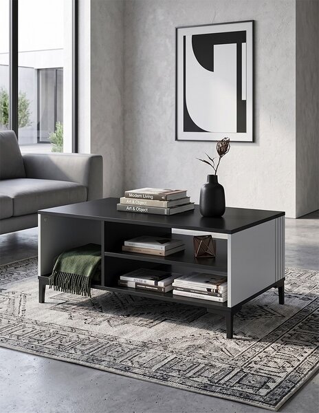 Stolik do salonu Czarny OKX 110 cm