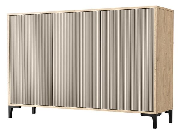 Komoda F Olo Dąb Kamienny 135 cm Zielony