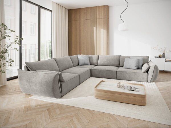 Jasnoszary narożnik (róg zmienny) Vanda – Mazzini Sofas