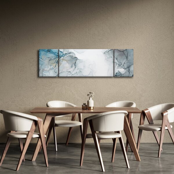 Obraz - Niebieski marmur (170x50 cm)