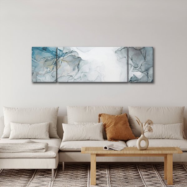 Obraz - Niebieski marmur (170x50 cm)