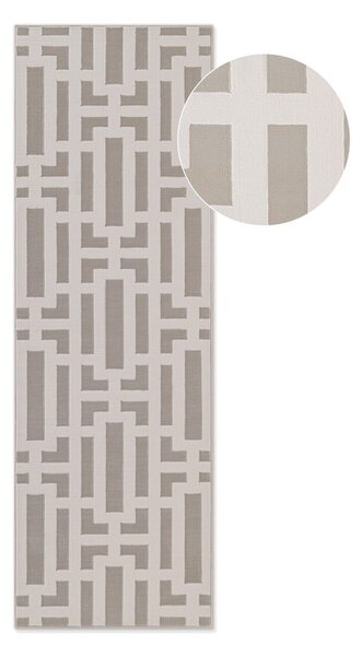 Szaro-kremowy chodnik 80x240 cm Perles Onyx – Elle Decoration