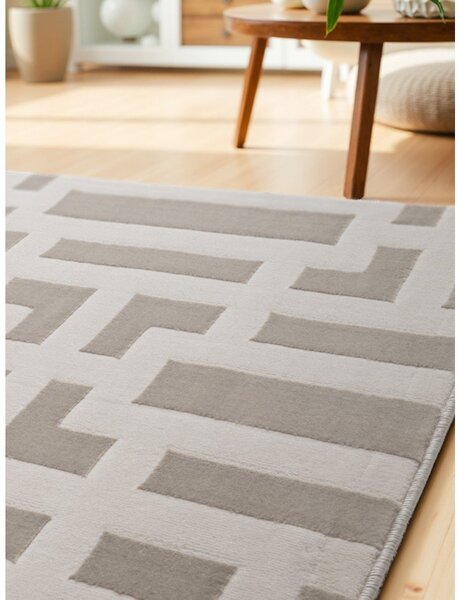 Szaro-kremowy chodnik 80x240 cm Perles Onyx – Elle Decoration