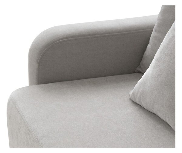 Beżowa rozkładana sofa ze schowkiem 231 cm Elen – Micadoni