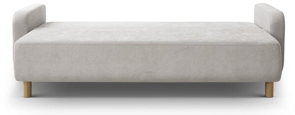 Beżowa rozkładana sofa ze schowkiem 231 cm Elen – Micadoni