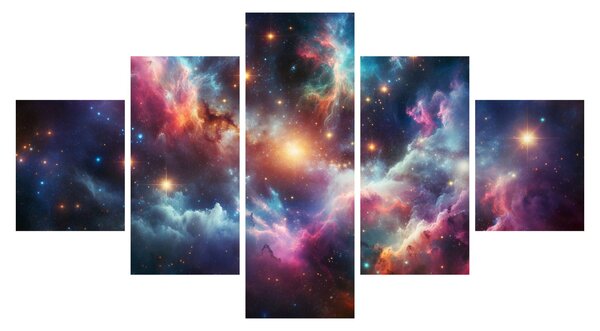 Obraz - Ciemny kosmos (125x70 cm)