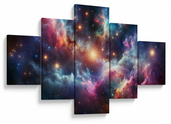 Obraz - Ciemny kosmos (125x70 cm)