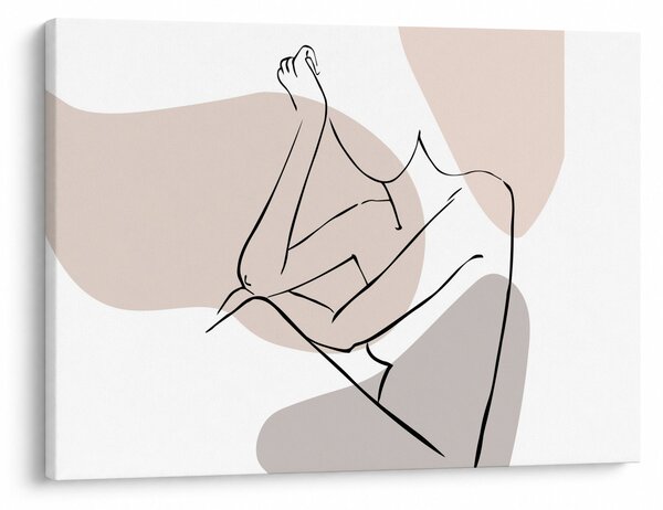 Obraz - Kobieta linia sztuki ciała N⁰1 (70x50 cm)