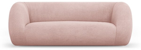 Jasnoróżowa sofa z materiału bouclé 210 cm Essen – Cosmopolitan Design