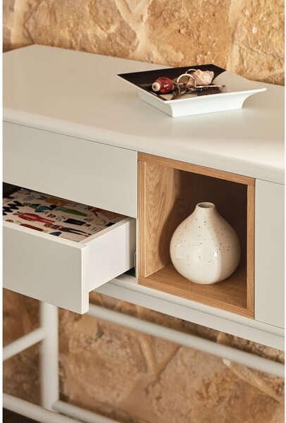 Kremowa konsola 35x120 cm Corvo – Teulat