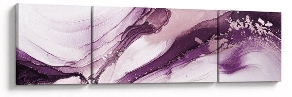 Obraz - Fioletowy płyn artystyczny (170x50 cm)