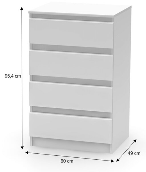 Komoda HANY NEW 014, biały