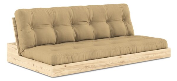 Musztardowa rozkładana sofa 196 cm Base – Karup Design