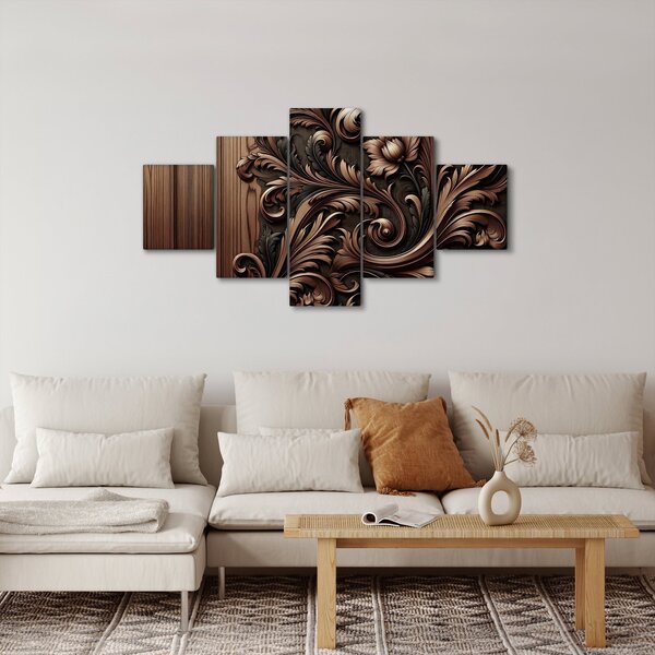 Obraz - Wzór z drewna (125x70 cm)