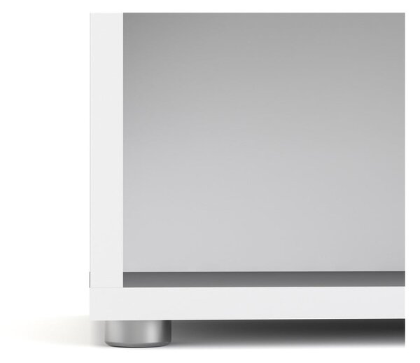 Biały regał modułowy 89x222 cm Prima – Tvilum