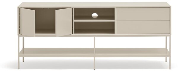 Kremowa szafka pod TV 175x74x45 cm Platt – Teulat