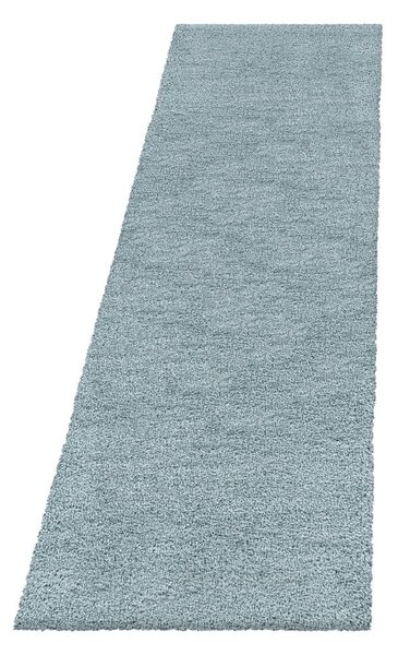 Niebieski chodnik 80x250 cm Fluffy – Ayyildiz Carpets