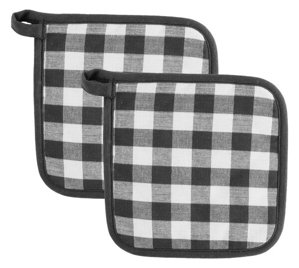 Bawełniane rękawice kuchenne zestaw 2 szt. Gingham – Tiseco Home Studio