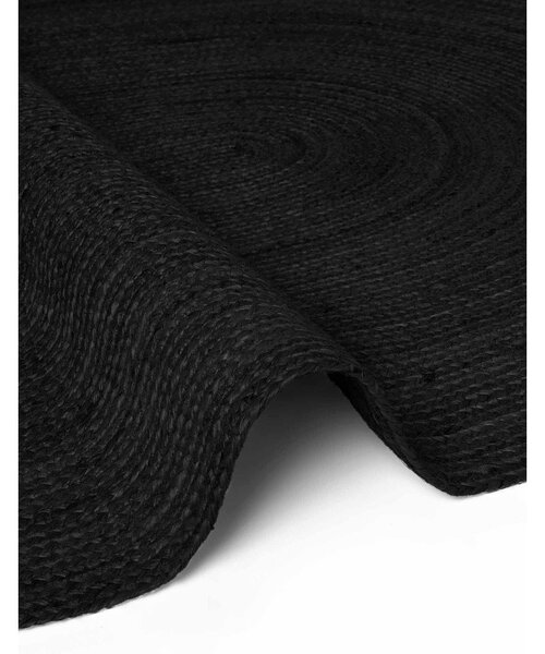 Czarny dywan z juty dwustronny/tkany ręcznie 160x230 cm Braided – Hanse Home