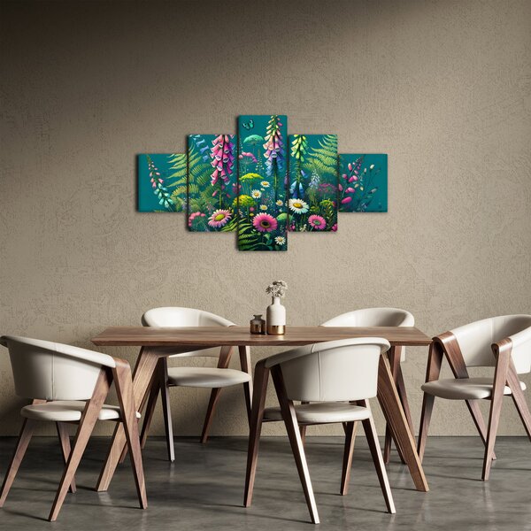 Obraz - Kwiaty łąkowe (125x70 cm)