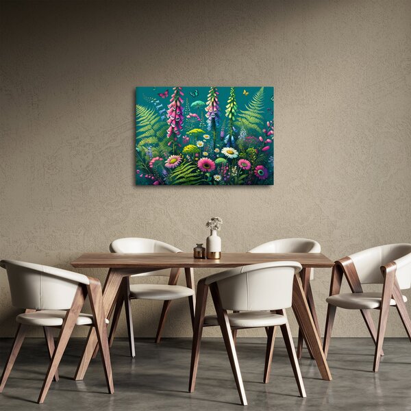 Obraz - Kwiaty łąkowe (70x50 cm)