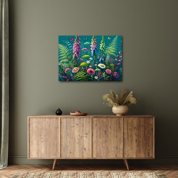 Obraz - Kwiaty łąkowe (70x50 cm)