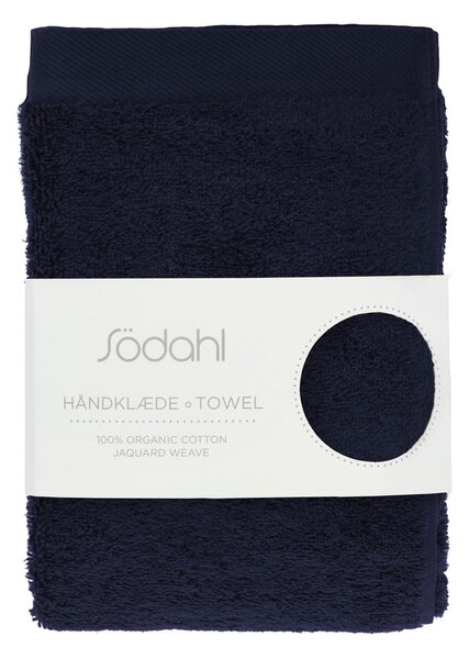 Ciemnoniebieski bawełniany ręcznik frotte 50x100 cm Comfort – Södahl