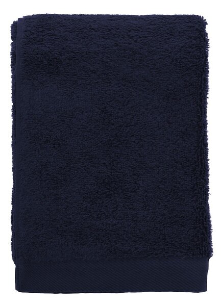 Ciemnoniebieski bawełniany ręcznik frotte 50x100 cm Comfort – Södahl
