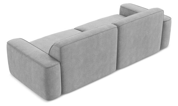Jasnoszara sofa z tkaniny szenilowej 244 cm Omao – Makamii