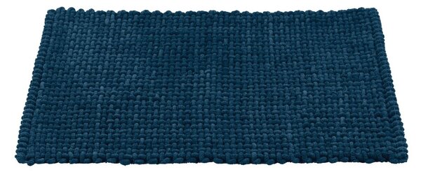 Ciemnoniebieski tekstylny dywanik łazienkowy 50x80 cm Covelo – Wenko