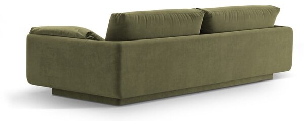 Jasnozielona aksamitna sofa 220 cm Torino – Micadoni