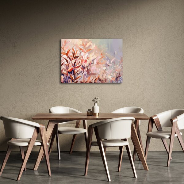 Obraz - Malowanie pastelami jesieni (70x50 cm)