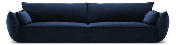 Ciemnoniebieska aksamitna sofa 248 cm Vanda – Mazzini Sofas