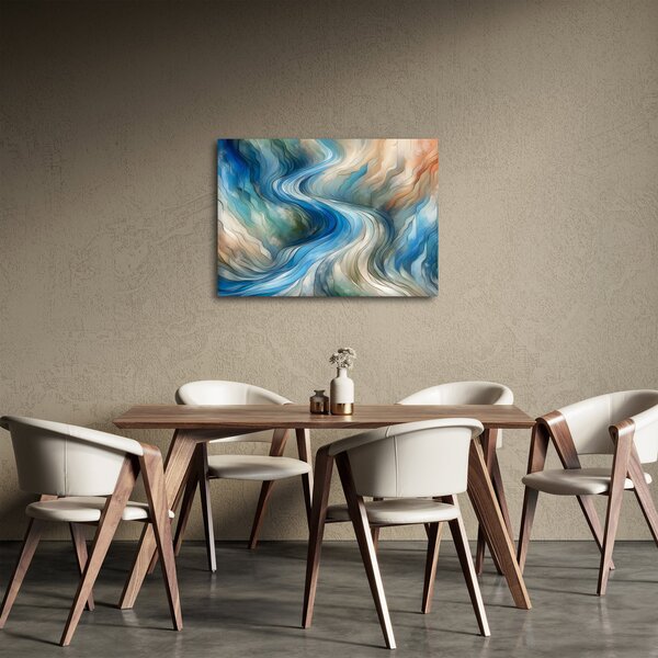Obraz - Abstrakcyjny nurt (70x50 cm)