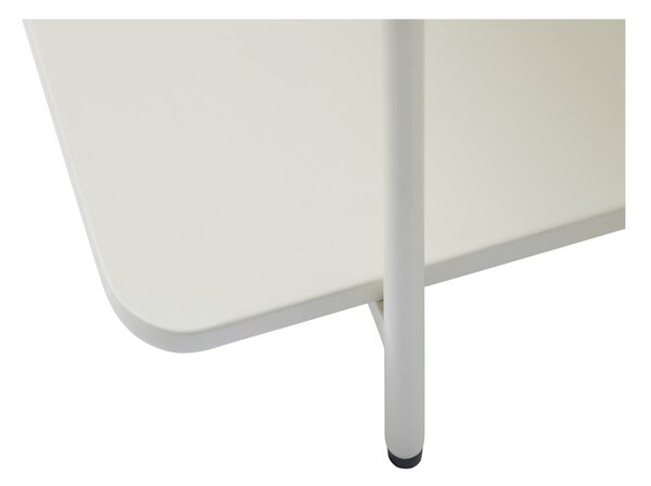 Jasnoszary metalowy stolik 75x75 cm Yuba – Unique Furniture