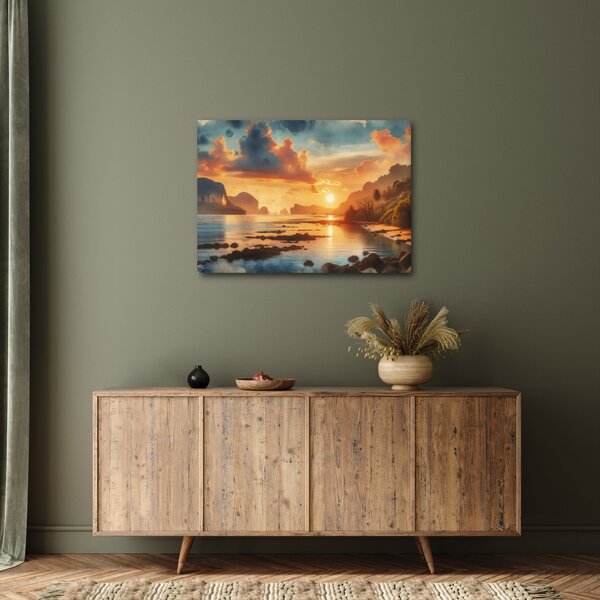 Obraz - Widok z plaży (70x50 cm)