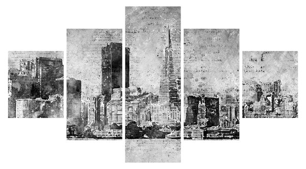 Obraz - Miasto sztuki kawowej (125x70 cm)