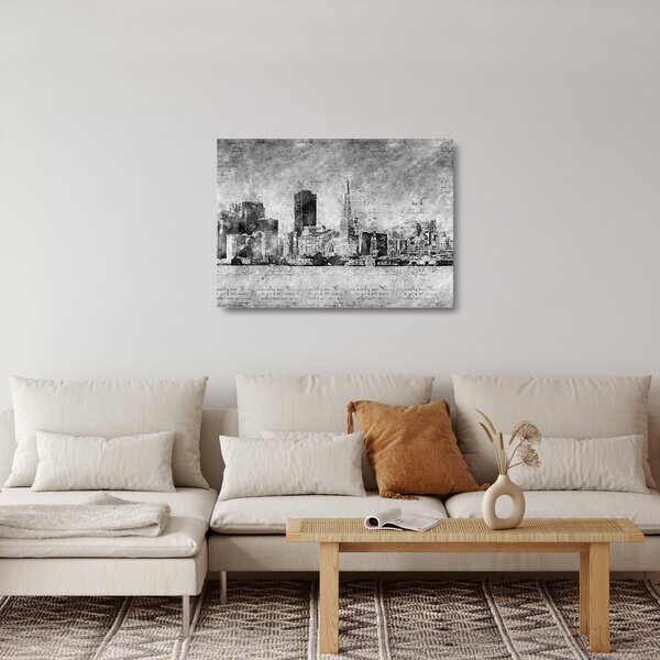 Obraz na szkle - Miasto sztuki kawowej (70x50 cm)