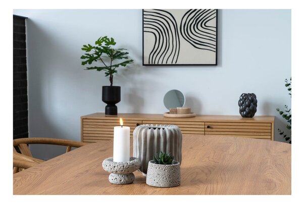 Świeczniki z cementu na świeczkę typu tealight zestaw 2 szt. – House Nordic