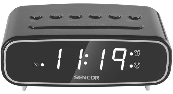 Radiobudzik Sencor SRC 2600 B, czarny
