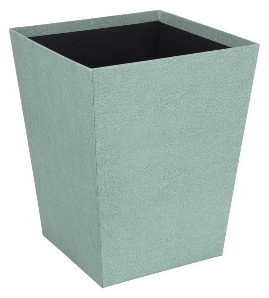 Zielononiebieski biurowy kosz na śmieci Sofia Canvas Paper Laminate – Bigso