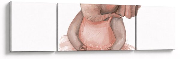 Obraz - Zwierzątko akwarelowe N⁰5 (170x50 cm)