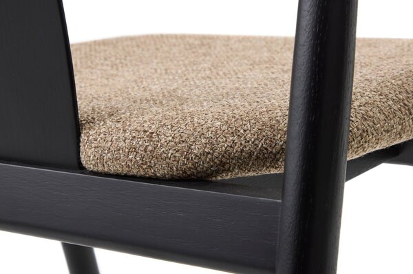 Czarno-beżowe krzesło Relate – Unique Furniture