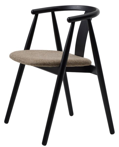 Czarno-beżowe krzesło Relate – Unique Furniture