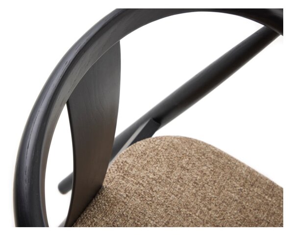 Czarno-beżowe krzesło Relate – Unique Furniture