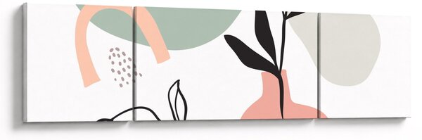 Obraz - Kwiaty w wazonie N⁰3 (170x50 cm)